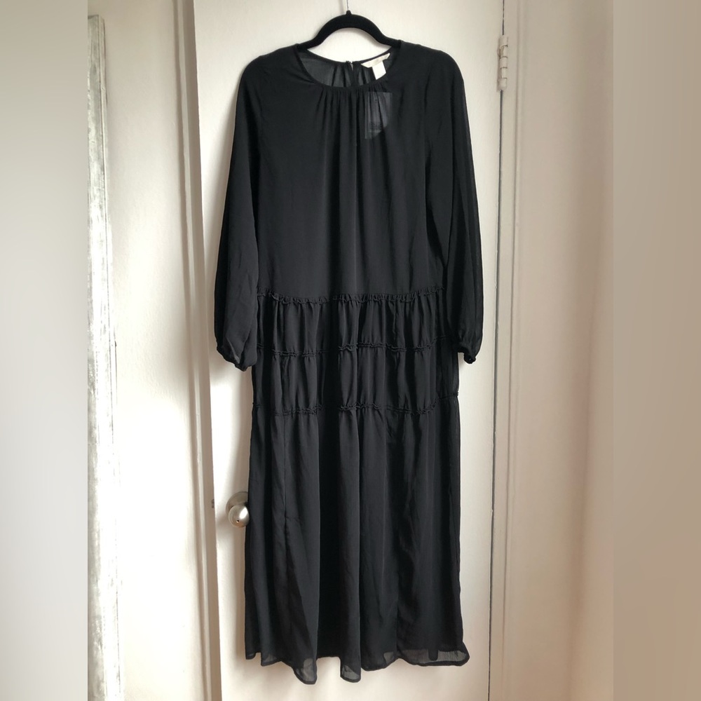 MIDI H&M dress - Black - Size XS - New with Tags